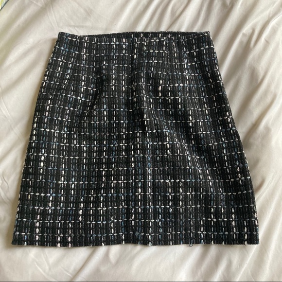 LOFT Outlet shimmer tweed straight skirt - Picture 5 of 9